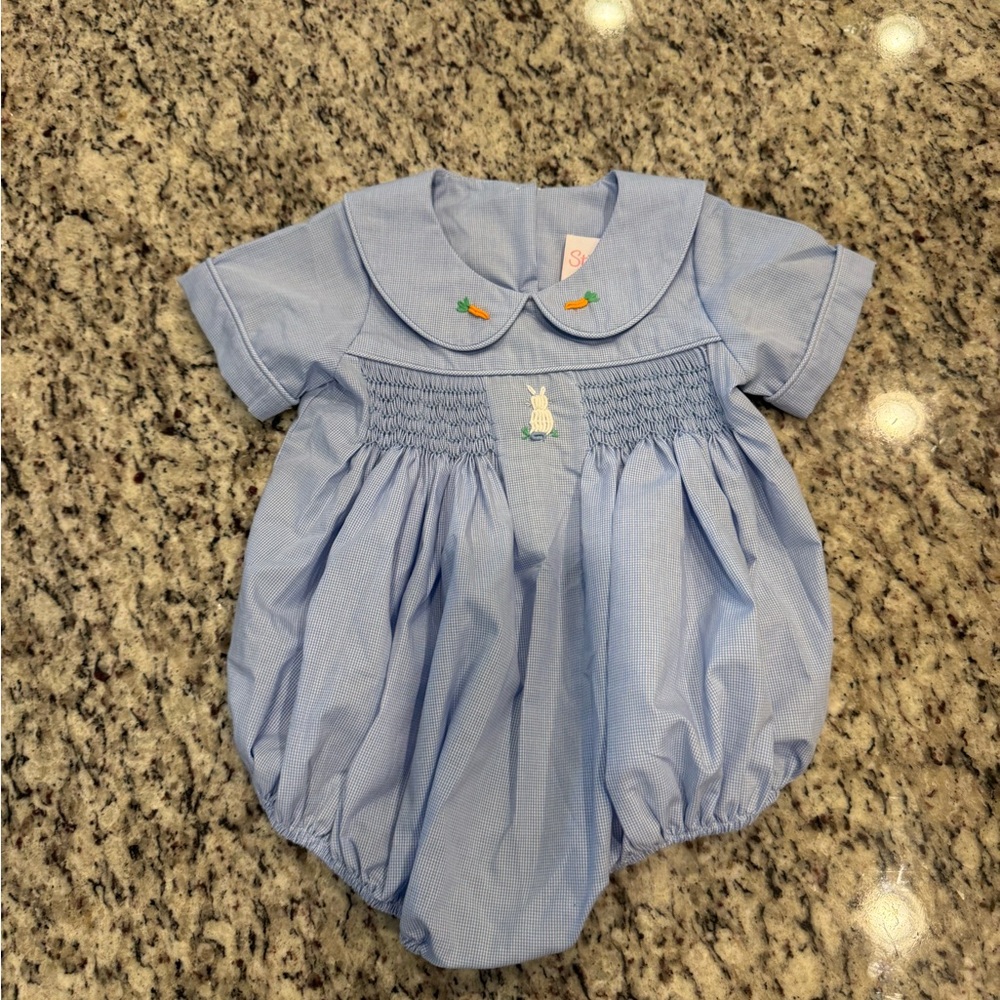 Adorable Blue Baby Romper
